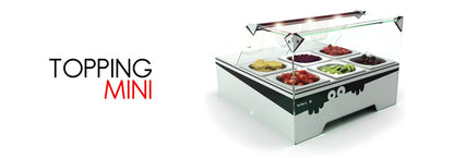 Refrigerated Topping Showcase, 6× GN 1/6, +4/+8°C