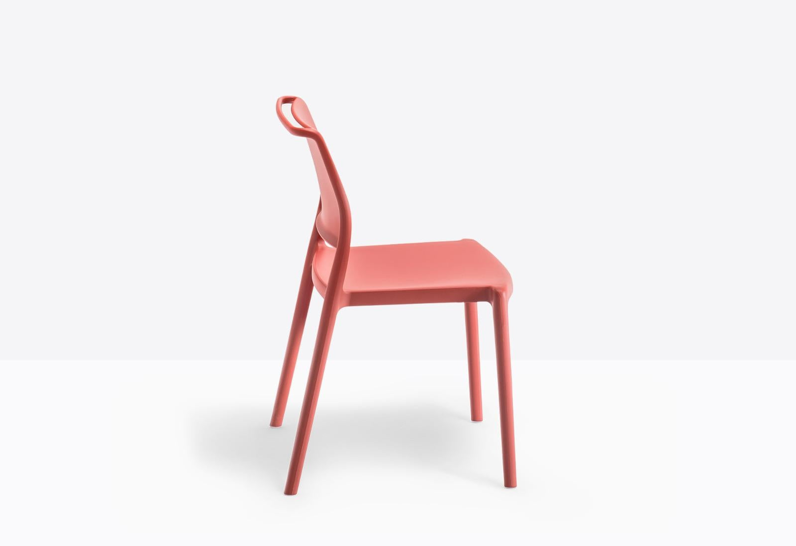 Stackable Polypropylene Chair, Indoor/Outdoor