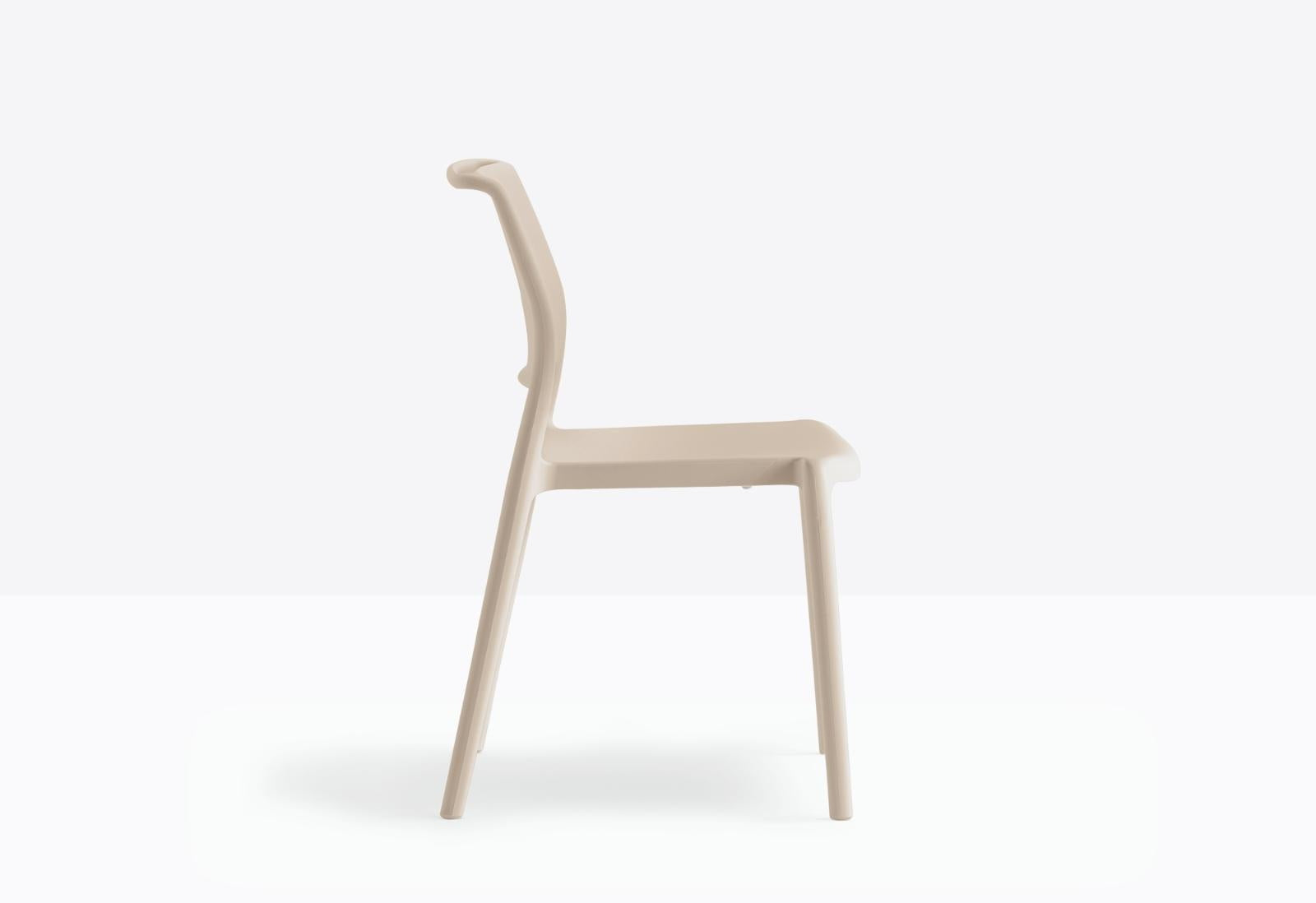 Stackable Polypropylene Chair, Indoor/Outdoor