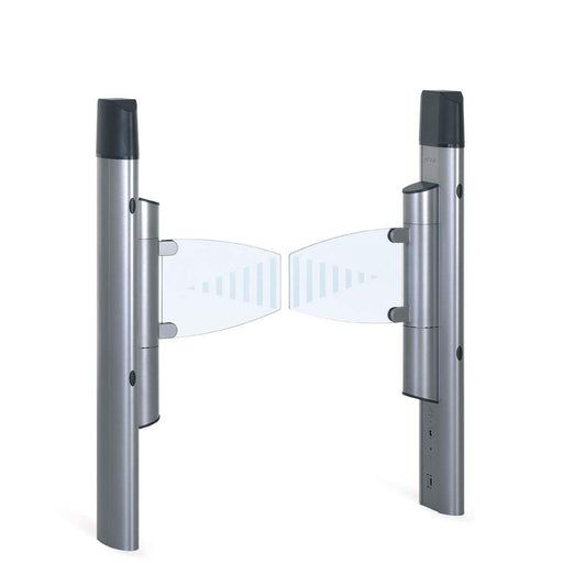 Motorised Swing Gate, Bidirectional, LED, Glass Barrier