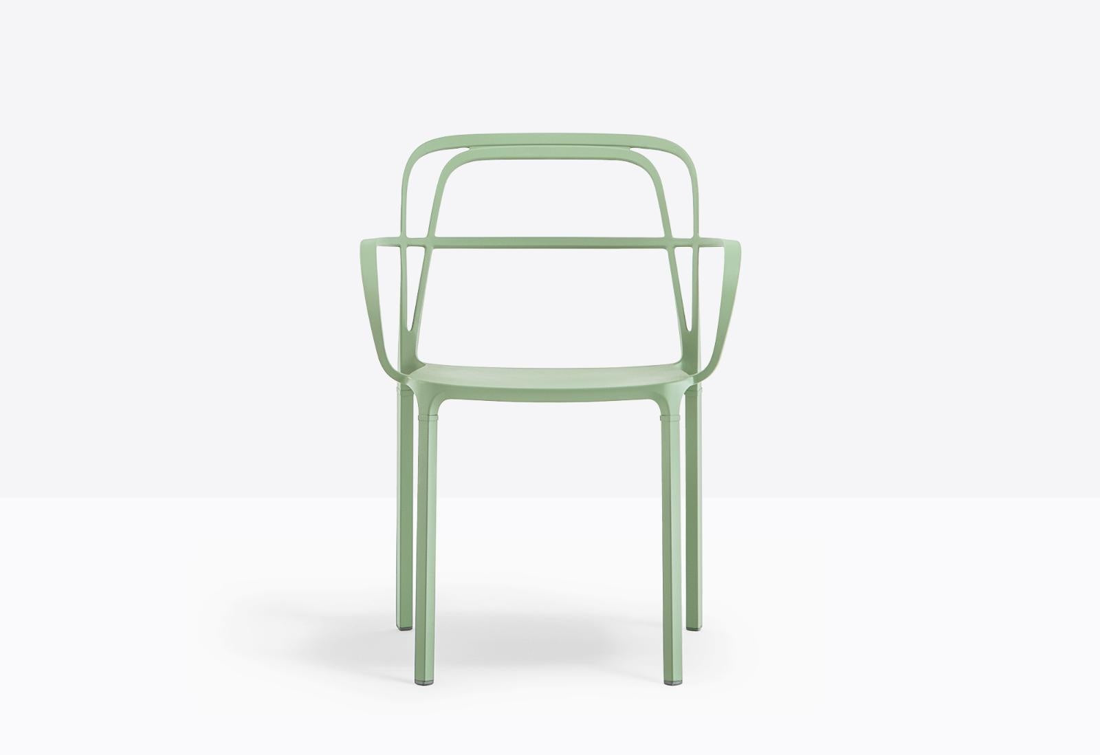 Stackable Aluminium Armchair, Indoor/Outdoor