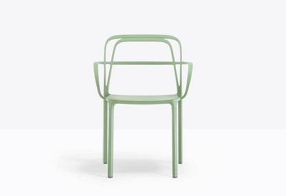 Stackable Aluminium Armchair, Indoor/Outdoor