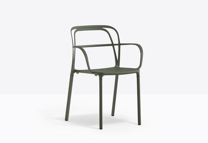 Stackable Aluminium Armchair, Indoor/Outdoor