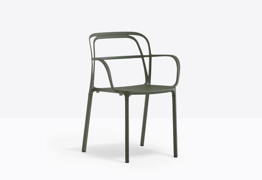 Stackable Aluminium Armchair, Indoor/Outdoor