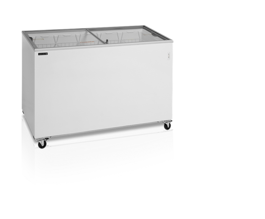 Glass Lid Display Chest Freezer, 401 L, -24/-14°C