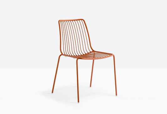 Nolita Outdoor Stackable Chair, Steel
