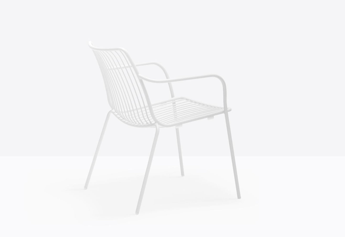 Nolita Outdoor Armchair, Steel, Stackable