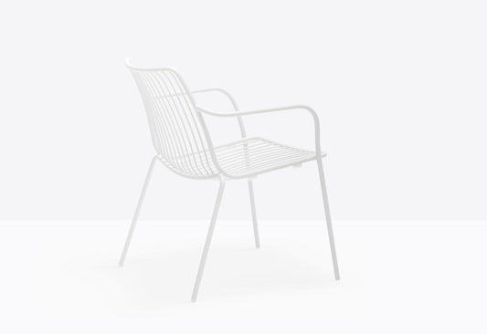 Nolita Outdoor Armchair, Steel, Stackable
