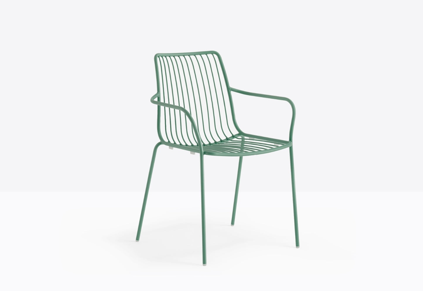 Nolita Outdoor Armchair, Steel Rod, Stackable