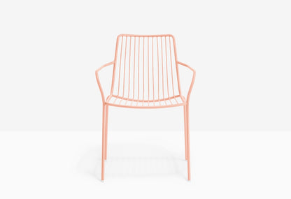 Nolita Outdoor Armchair, Steel Rod, Stackable