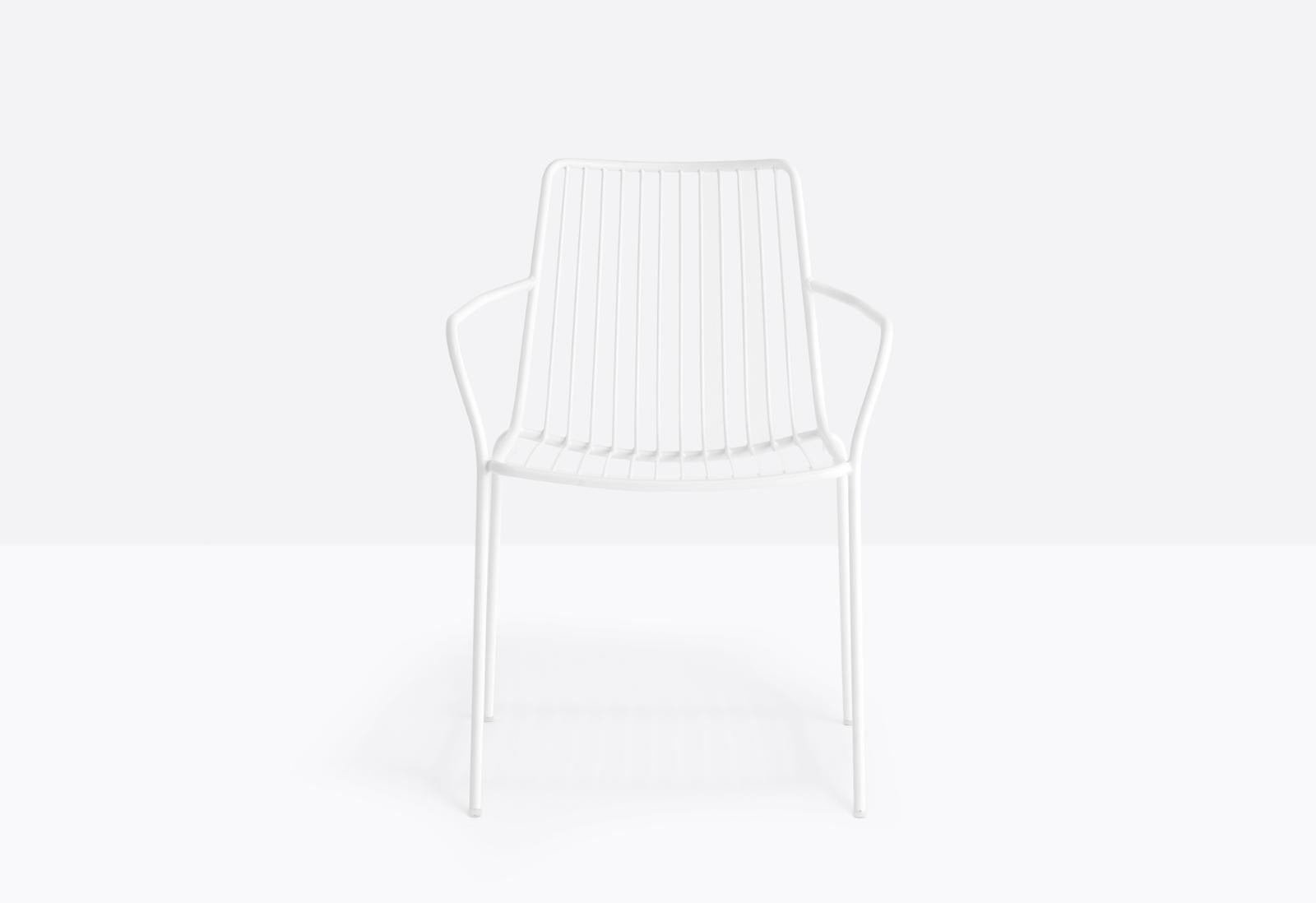 Nolita Outdoor Armchair, Steel Rod, Stackable