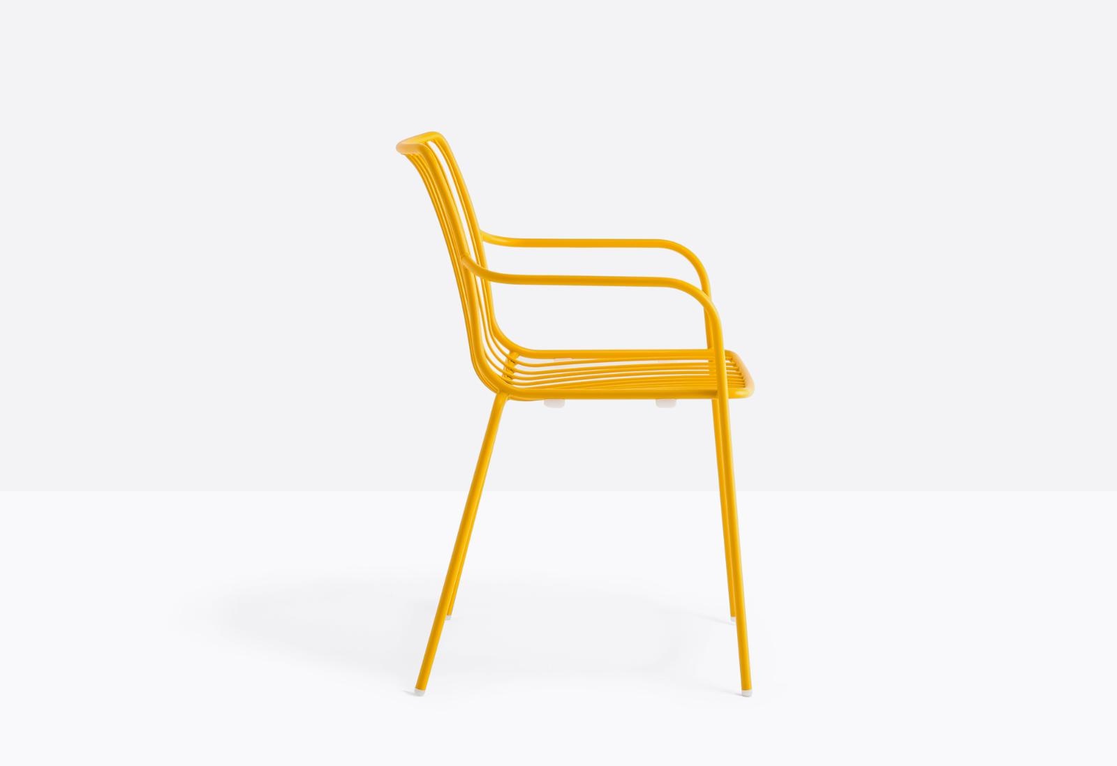Nolita Outdoor Armchair, Steel Rod, Stackable