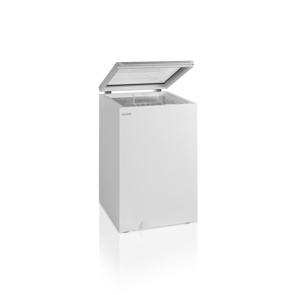 Glass Lid Chest Freezer, 115 L, -24/-14°C