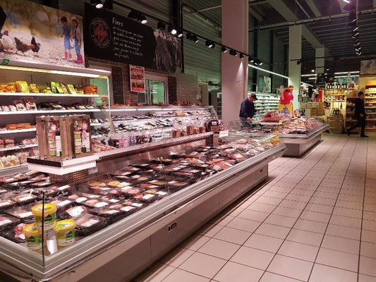 Open Refrigerated Island Display, -1/+7°C, Remote