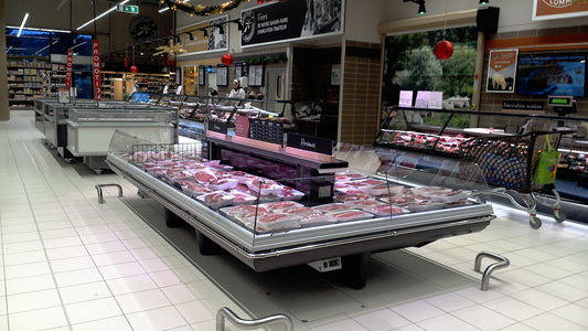 Open Refrigerated Island Display, -1/+7°C, Remote