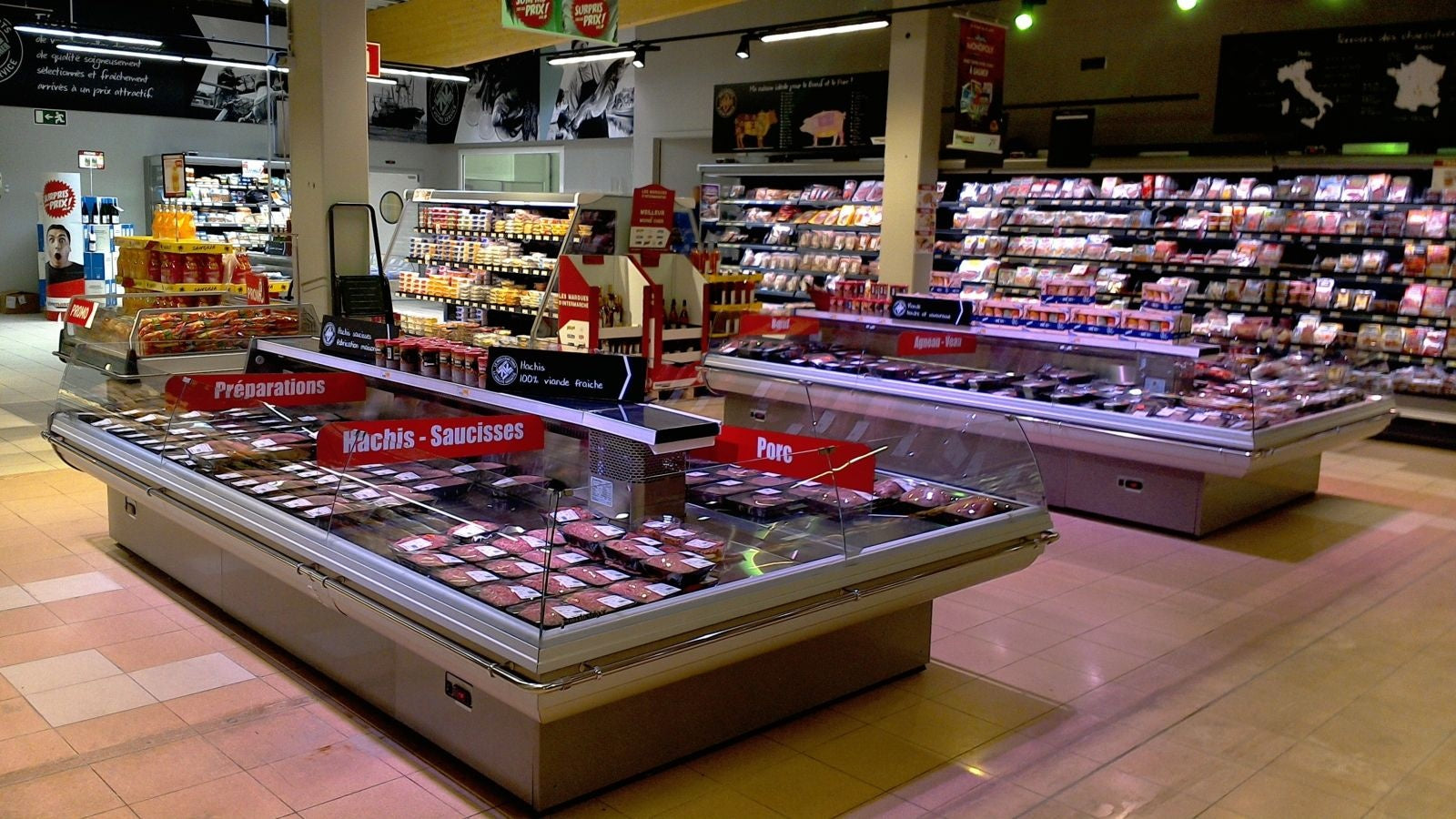 Open Refrigerated Island Display, -1/+7°C, Remote