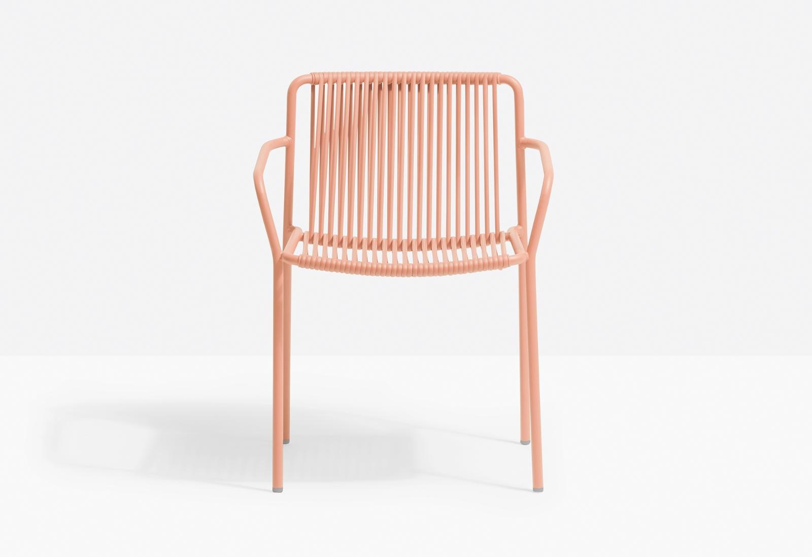 Tribeca Outdoor Stackable Armchair, Steel, PVC