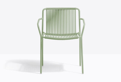 Tribeca Outdoor Stackable Armchair, Steel, PVC