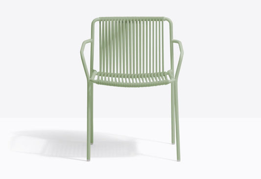 Tribeca Outdoor Stackable Armchair, Steel, PVC