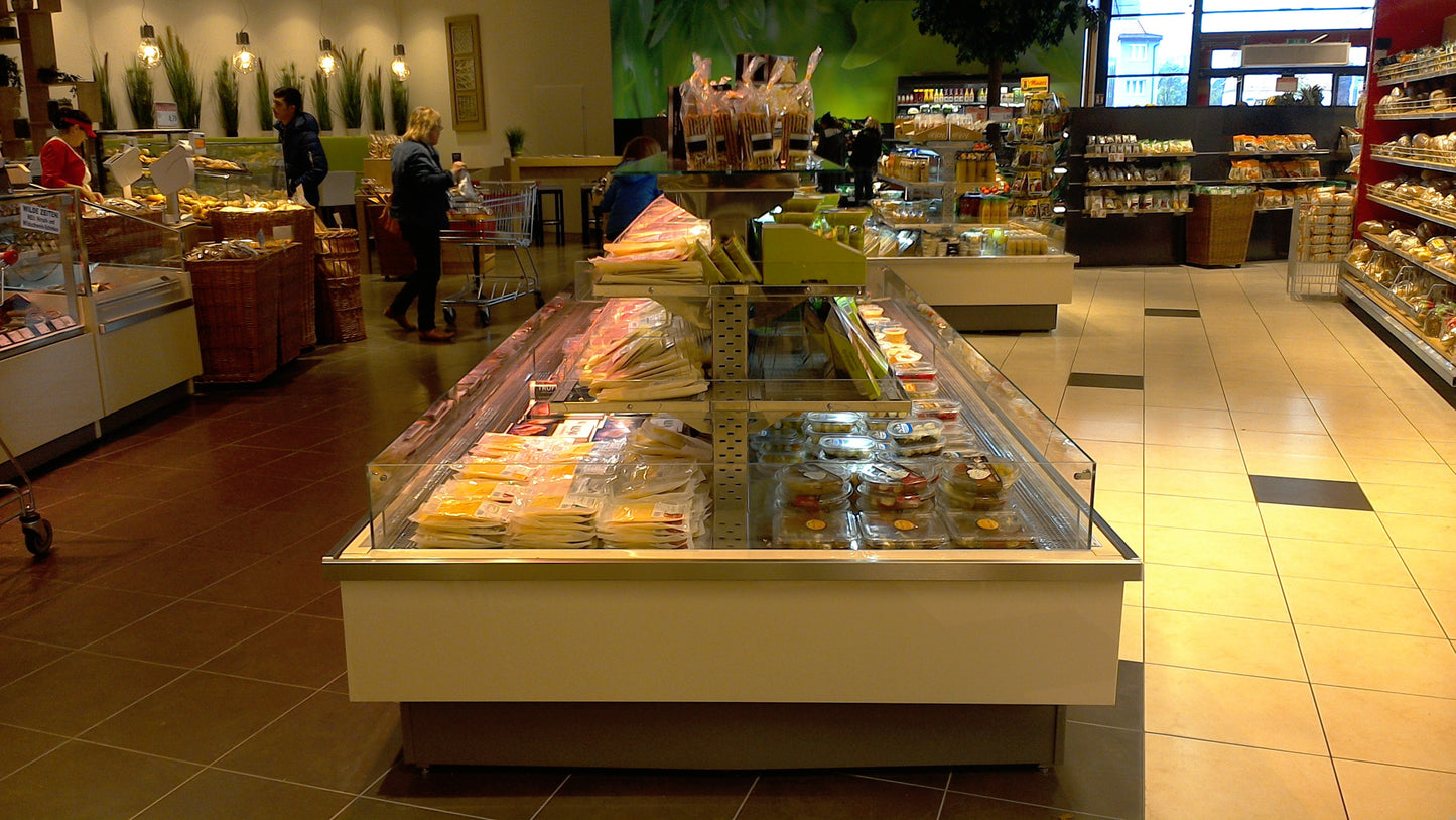 Refrigerated Open Island Display
