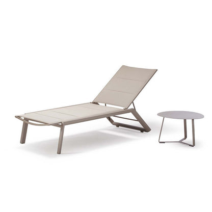 Lux Outdoor Sunbed, Aluminium, 670×1940 mm