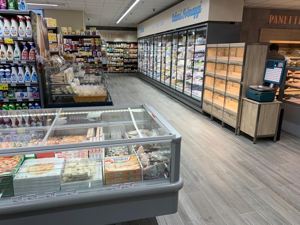 Open Refrigerated Island, 4-Sided, -15/+7°C