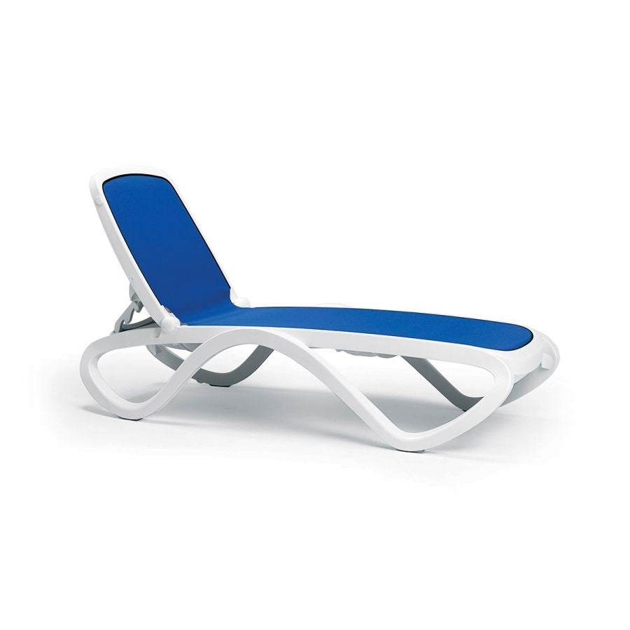 Omega Sun Lounger, Stackable, 4-Position Backrest