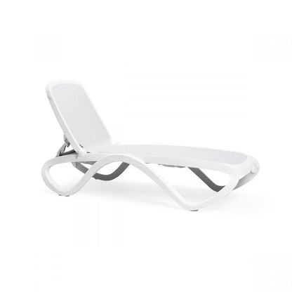 Omega Sun Lounger, Stackable, 4-Position Backrest