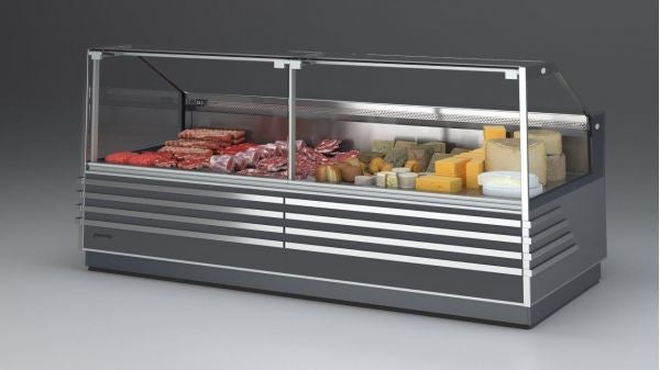 Admiral Serve-Over Counter, LED, Panoramic Glass