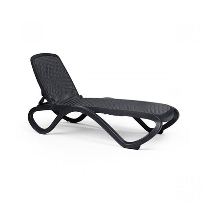 Omega Sun Lounger, Stackable, 4-Position Backrest