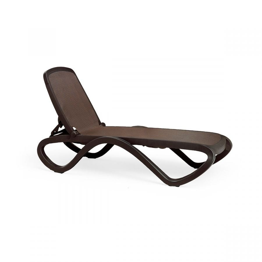 Omega Sun Lounger, Stackable, 4-Position Backrest