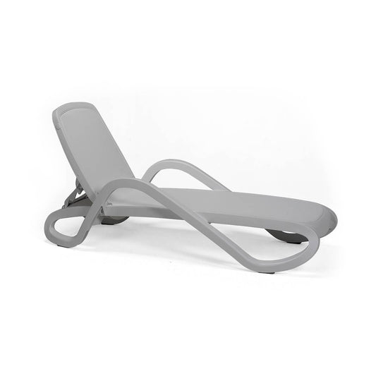 Nardi Alfa Outdoor Sunlounger, Stackable, 4-Position
