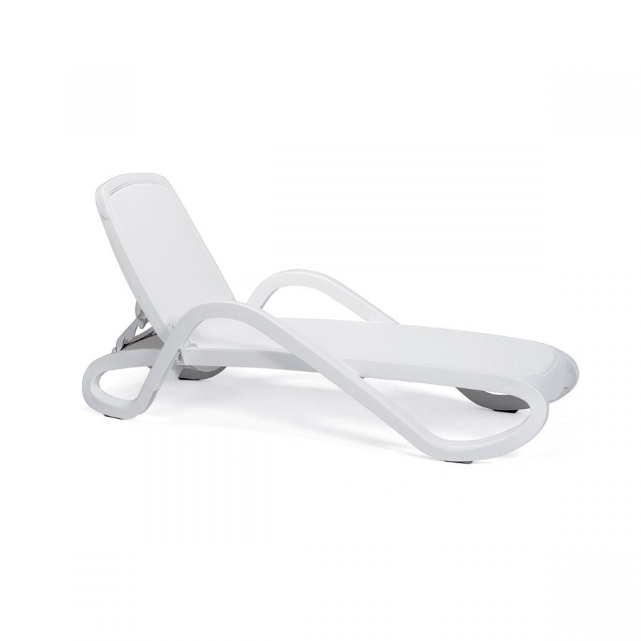Alfa Outdoor Sunlounger, Stackable, 4-Position