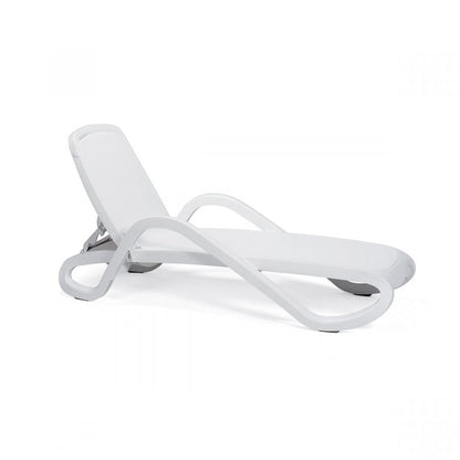 Alfa Outdoor Sunlounger, Stackable, 4-Position