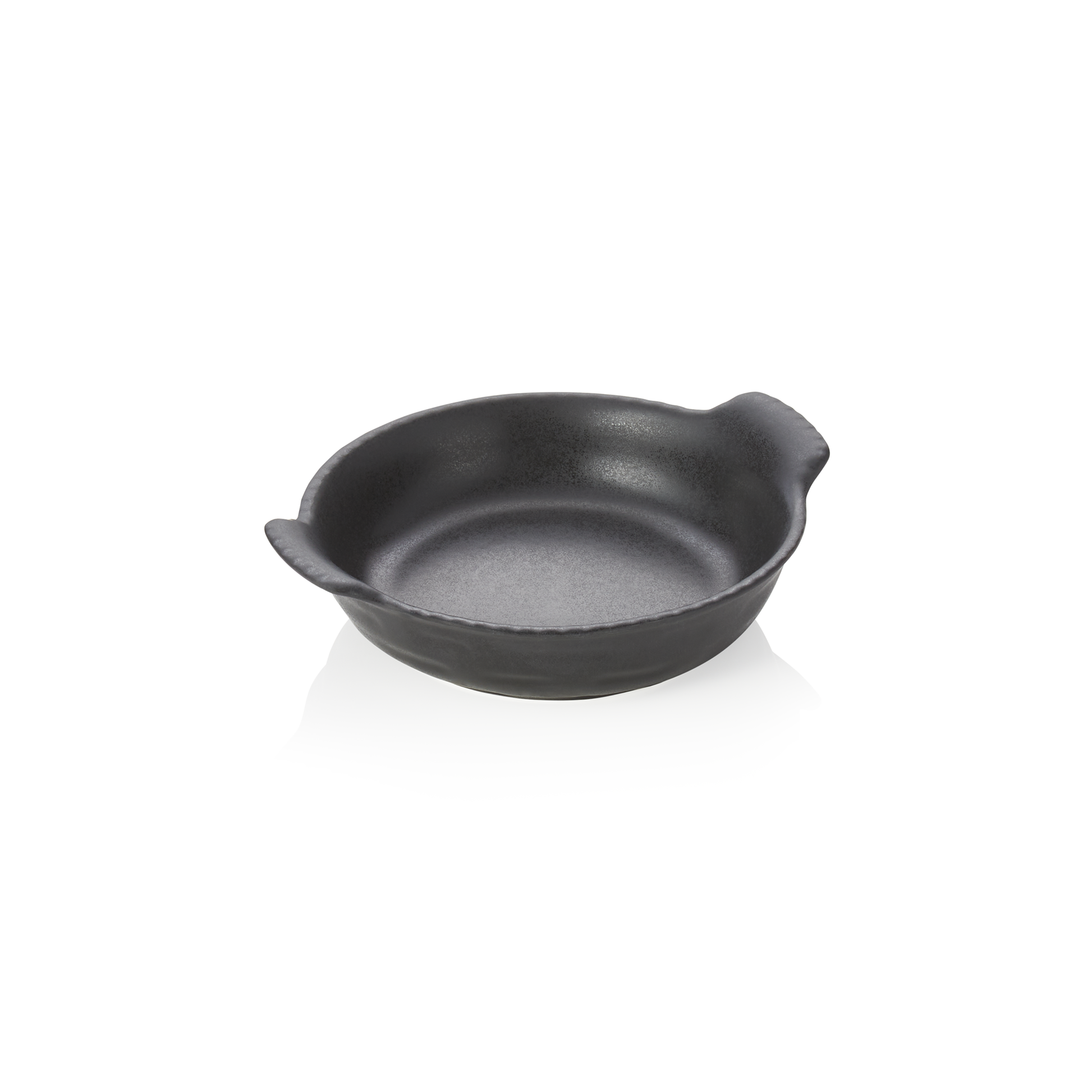 Was Round Baking Dish With Handles, Black, Ø200 mm