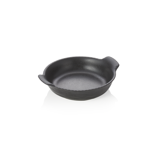 Was Round Baking Dish With Handles, Black, Ø200 mm