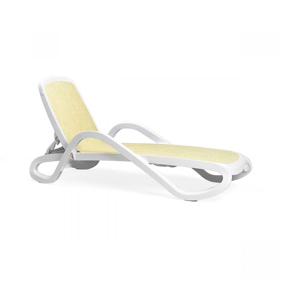 Alfa Outdoor Sunlounger, Stackable, 4-Position
