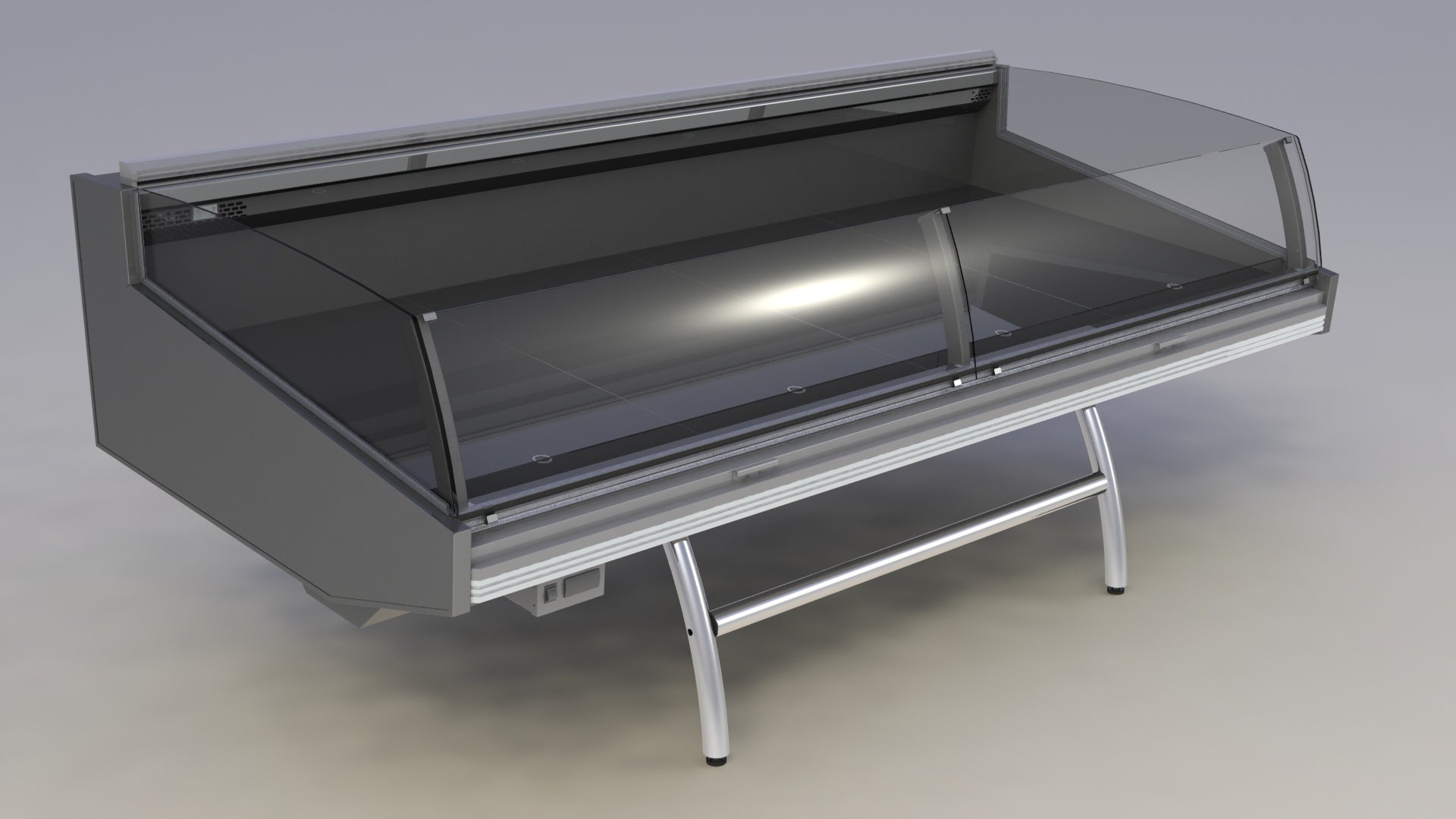 Refrigerated Serve-Over Display Counter