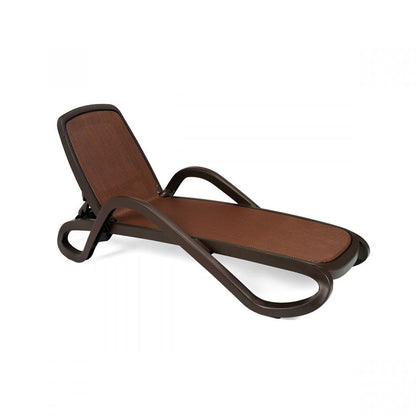Alfa Outdoor Sunlounger, Stackable, 4-Position