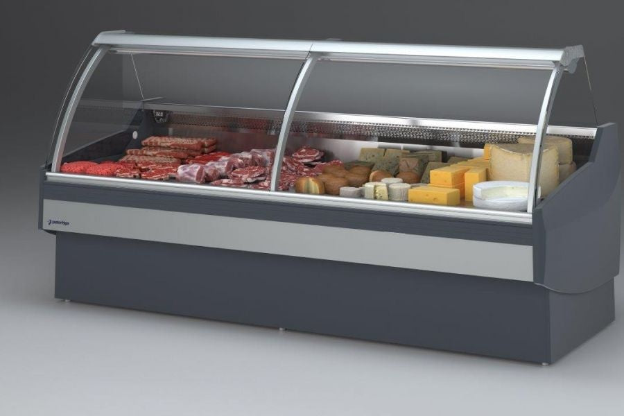 Eskimo VC Serve-Over Counter, Curved Glass, Plug-In