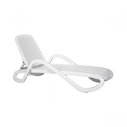 Eden Stackable Sunlounger, PP, 4-Position, 14 kg
