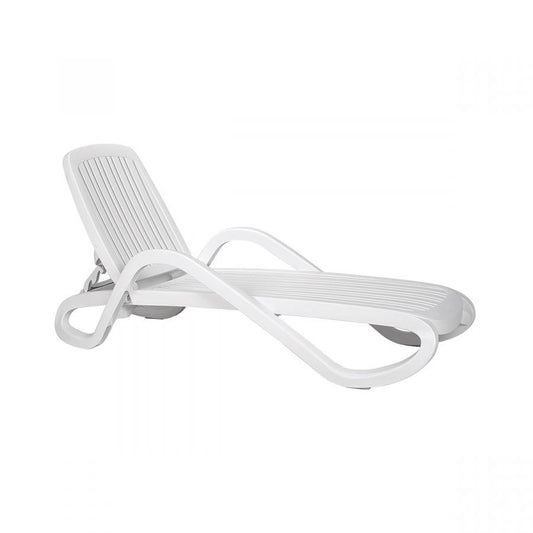 Eden Stackable Sunlounger, PP, 4-Position, 14 kg