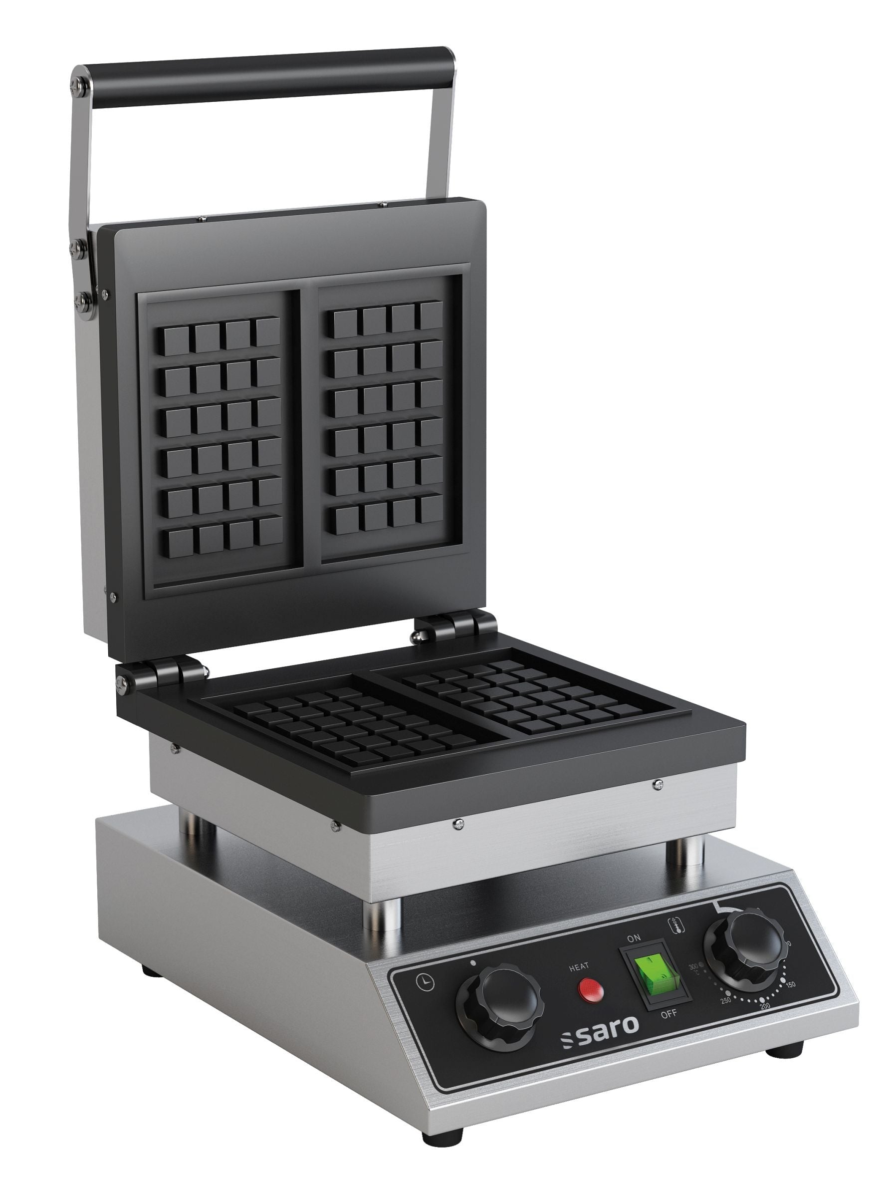 Belgian Waffle Iron, 2x Waffles, 1.6 kW, 50-300°C