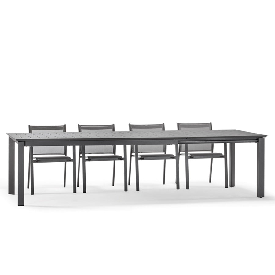 Extendable Aluminium Table, 160–240 × 100 cm