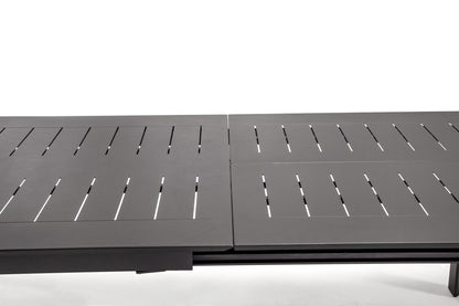 Extendable Aluminium Table, 160–240 × 100 cm