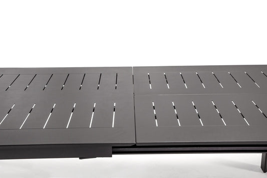 Grattoni Extendable Aluminium Table, 160–240 × 100 cm