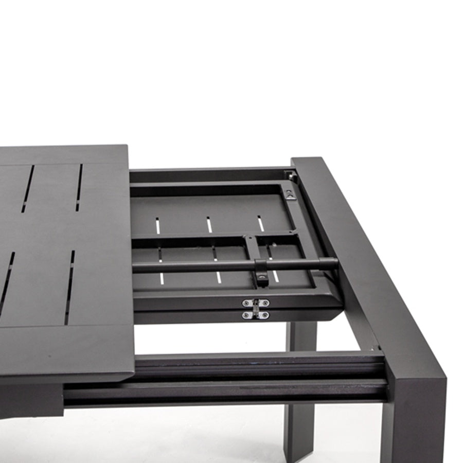 Extendable Aluminium Table, 160–240 × 100 cm
