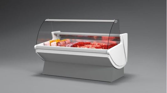 Kristina Serve-Over Counter, 1–5°C, Curved Glass