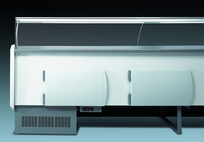 Kristina Serve-Over Counter, 1–5°C, Curved Glass