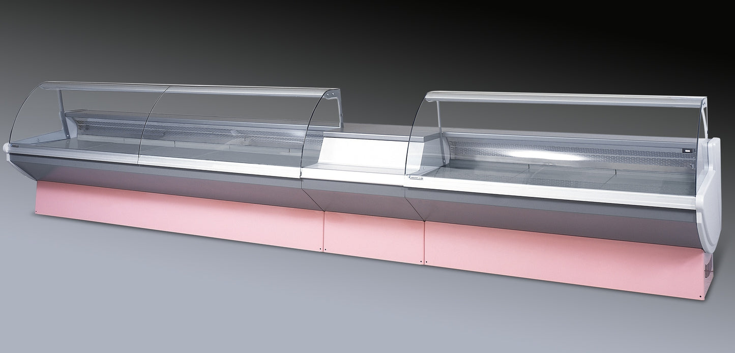Kristina Serve-Over Counter, 1–5°C, Curved Glass